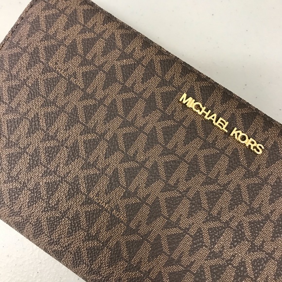 Michael kors jet set travel large wallet - Picture 2 of 8